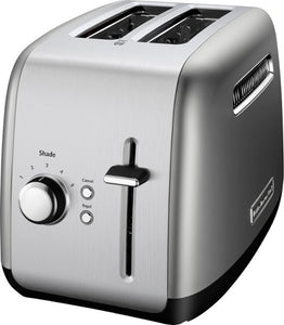 KitchenAid - KMT2115CU 2-Slice Wide-Slot Toaster - Contour Silver